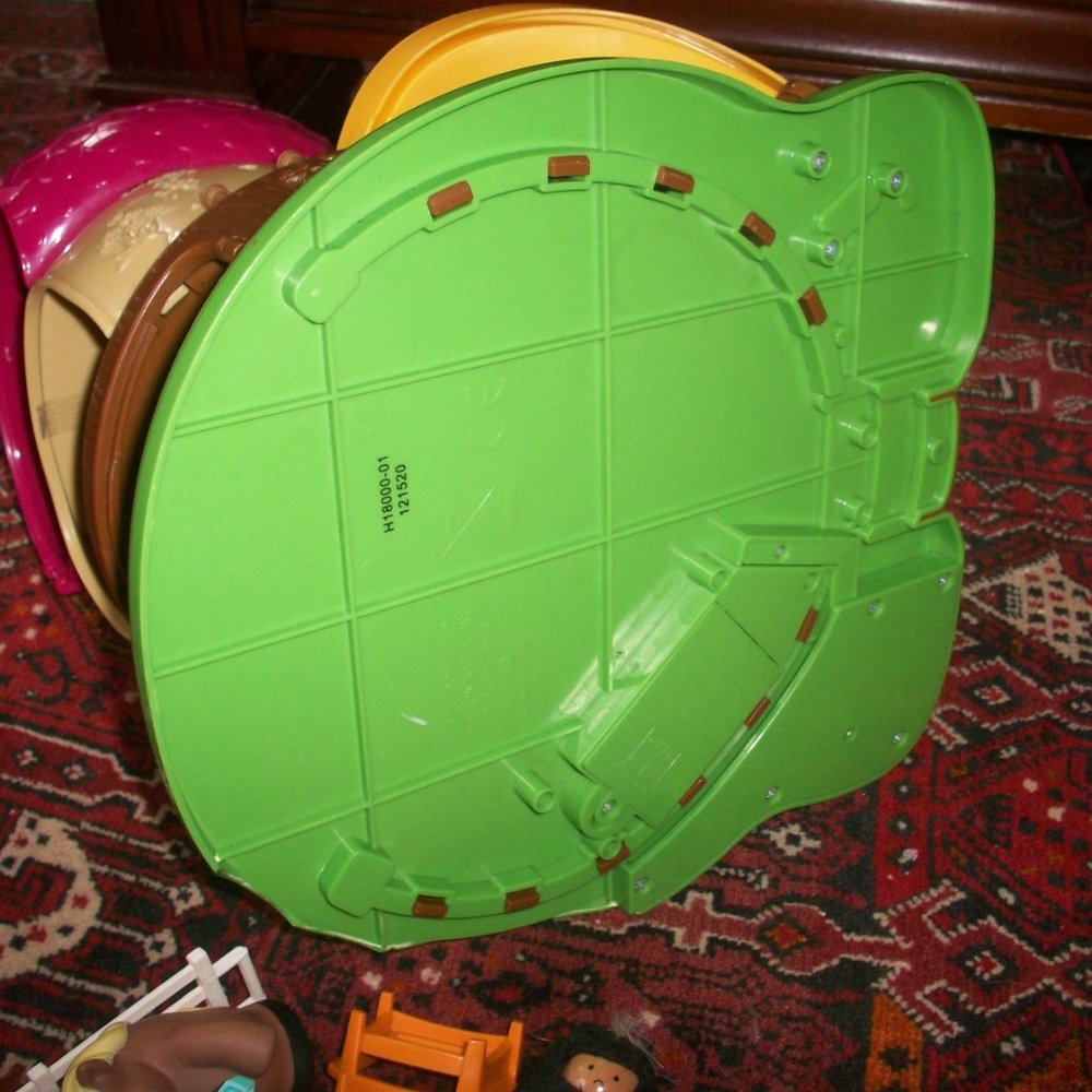 Li’l Woodzeez Acorn Treehouse Playset House Toy Incomplete but w/ Extra Pieces - Picture 10 of 10